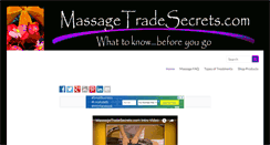 Desktop Screenshot of massagetradesecrets.com