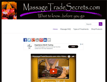 Tablet Screenshot of massagetradesecrets.com